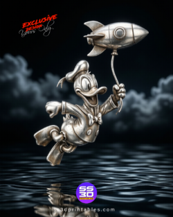 Flying Duck Rocket STL