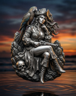 Pirate lady stl