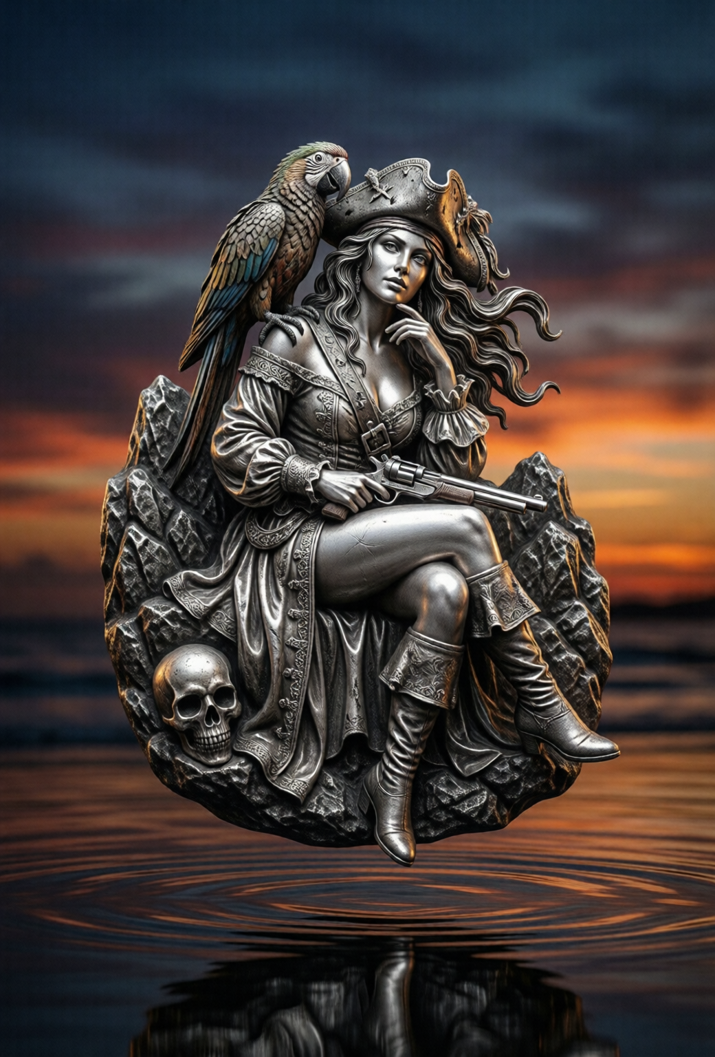 Pirate lady stl